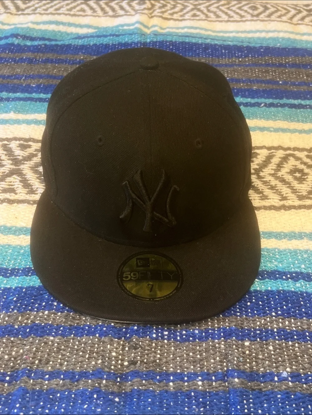 New Era Black 59FIFTY Fitted NY Yankees Cap